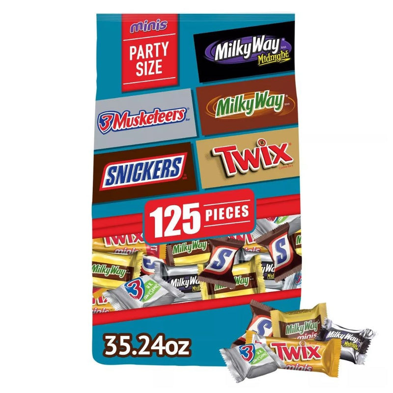 MARS MINIS CHOCOLATE FAVORITES VARIETY PACK  125 UND 35.24 OZ