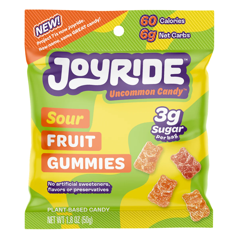 GOMITAS DE FRUTA ACIDA JOYRIDE 50 GR