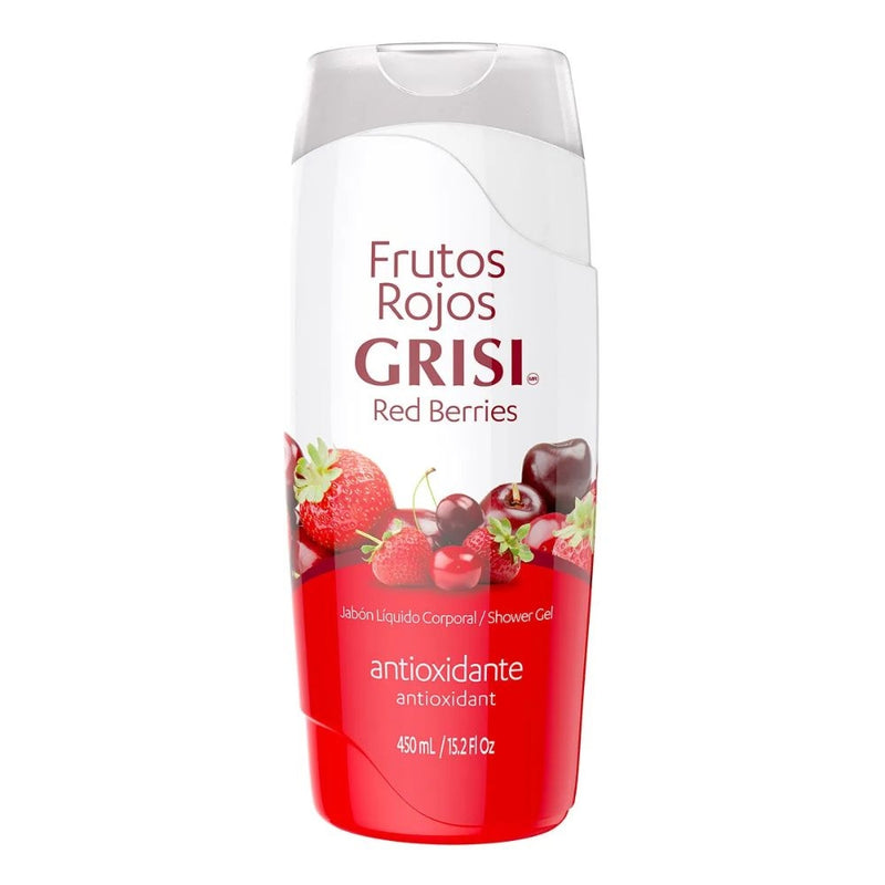 JABON LIQUIDO CORPORAL FRUTOS ROJOS GRISI 450 ML