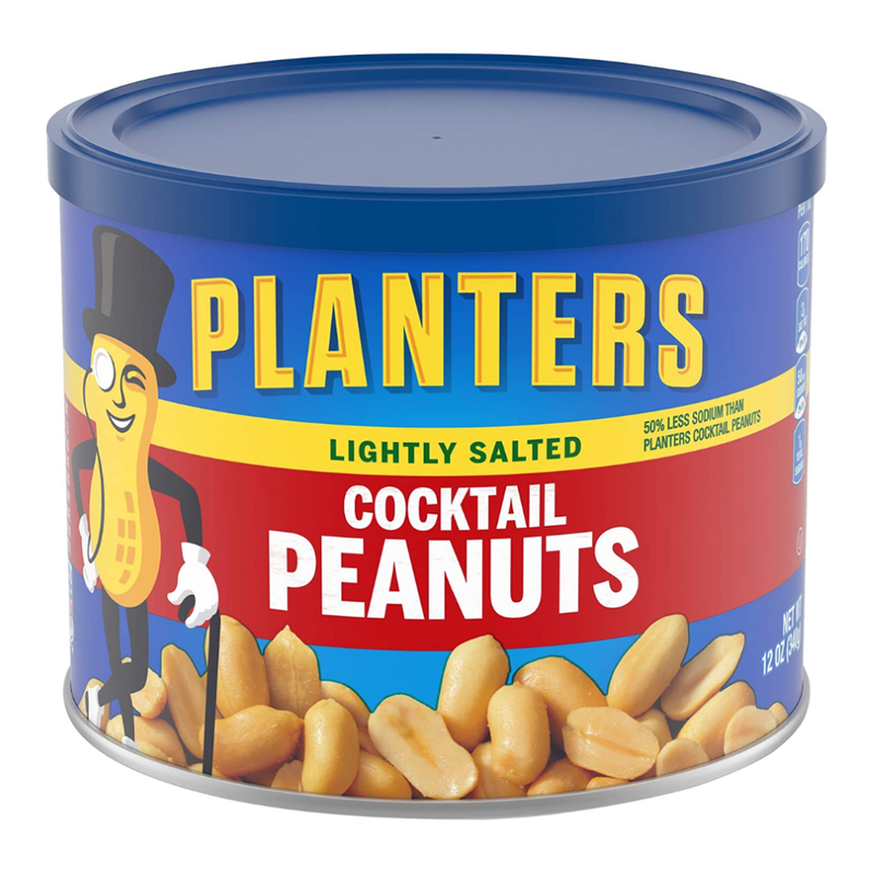 MANI COCKTAIL LIGHTLY SALTED PLANTERS 12 OZ