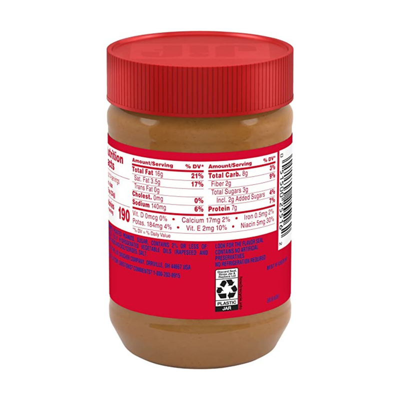 MANTEQUILLA DE MANI JIF EN CREMA 16 OZ