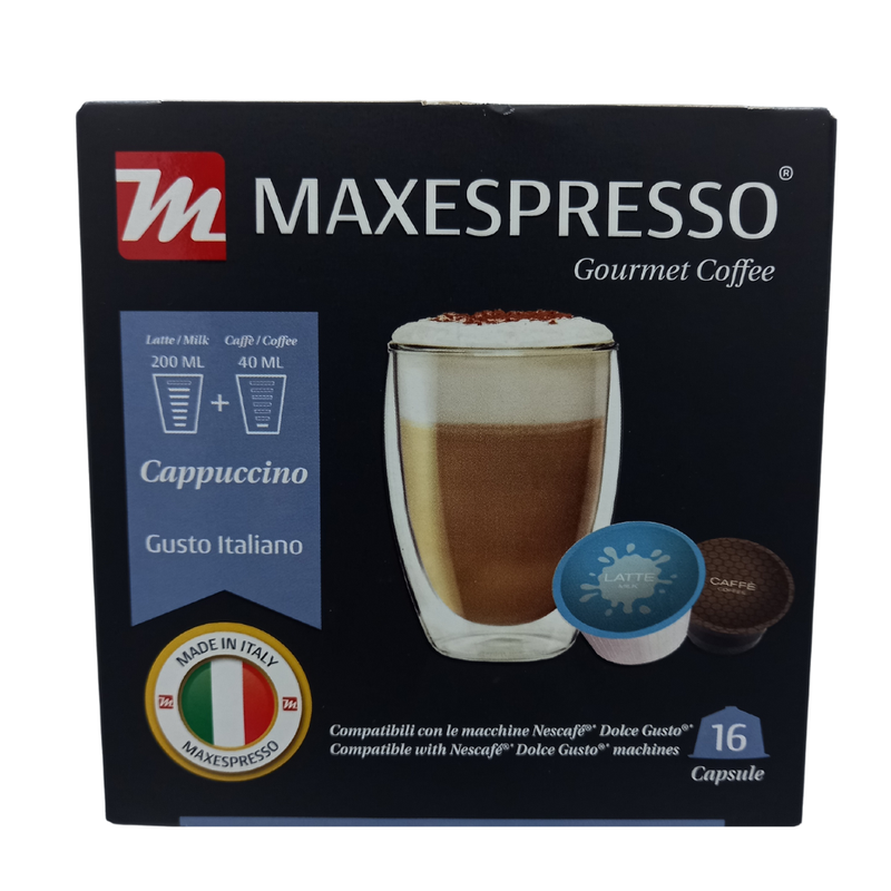 MAXESPRESSO DOLCE GUSTO ITALIANO CAPPUCCINO 16 UND