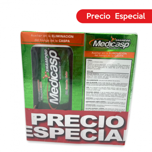 SHAMPOO MEDICASP 2 PACK 260 ML