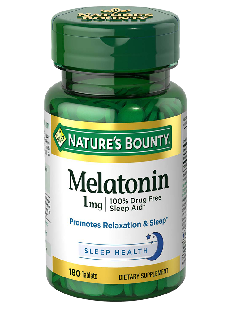 MELATONIN 1 MG NATURES BOUNTY 180 TABLETAS