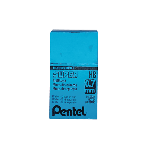 MINAS PENTEL 0.7MM HB PACK 12 TUBOS