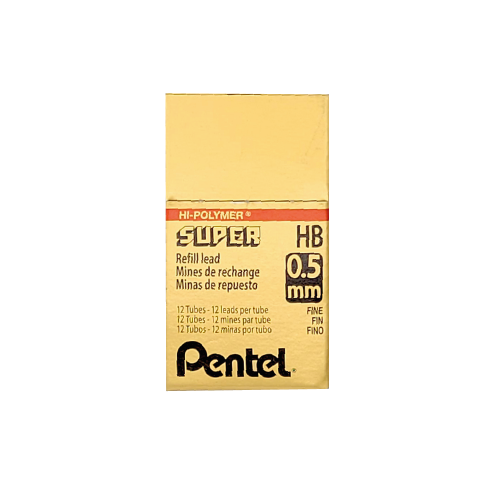 MINAS PENTEL 0.5MM HB PACK 12 TUBOS