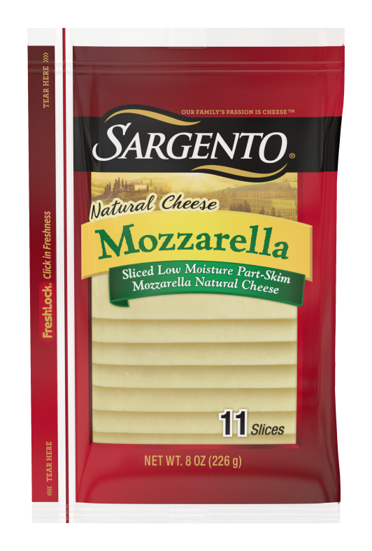 QUESO SARGENTO SLICE MOZZARELLA DELI STYLE 8 OZ