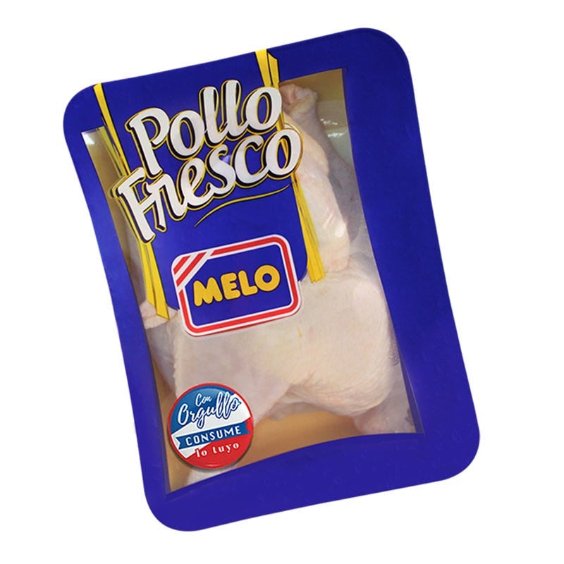 MUSLO ENCUENTRO DE POLLO FRESCO MELO BANDEJA 1.3 - 2.2 LBS APROX