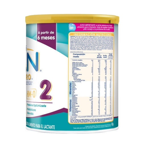 NESTLE NAN 2 (A PARTIR DE 6 MESES) FORMULA INFANTIL DE SEGUIMIENTO LATA 900G