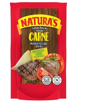 SALSA DE TOMATE NATURAS CON CARNE 90 GR