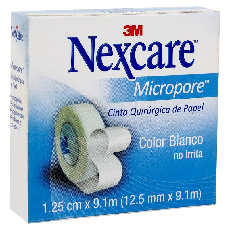 CINTA MICROPORE COLOR BLANCO NEXCARE 2.5CM X 9.1M