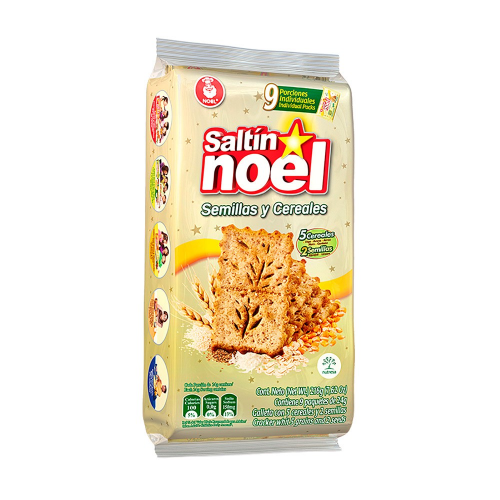 GALLETA SALTIN NOEL SEMILLAS Y CEREALES BOLSA 9 UNI