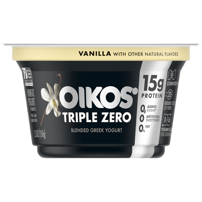 YOGURT OIKOS GRIEGO TRIPLE ZERO VANILLA 5.3OZ