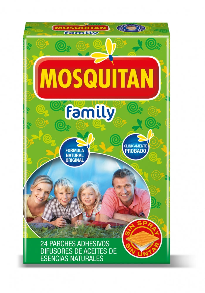 REPELENTE MOSQUITAN FAMILY - CAJA DE 24 DIFUSORES ADHESIVOS