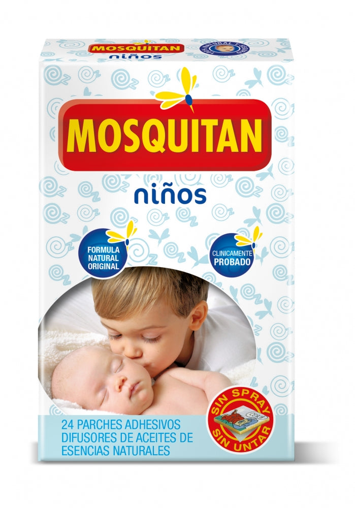 REPELENTE MOSQUITAN NIÑOS - CAJA DE 24 DIFUSORES ADHESIVOS