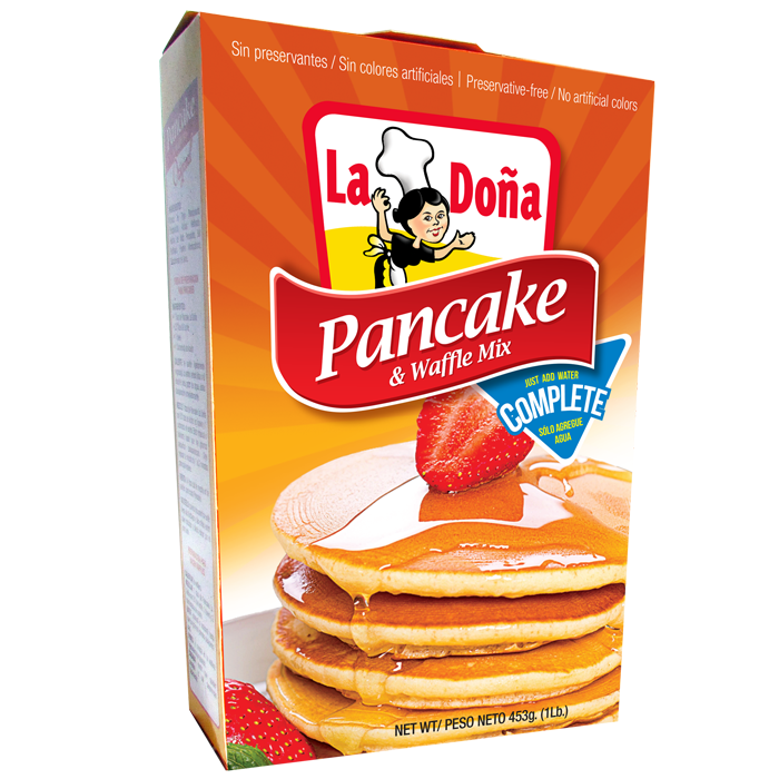 PANCAKE & WAFFLE MIX LA DOÑA 453 GR