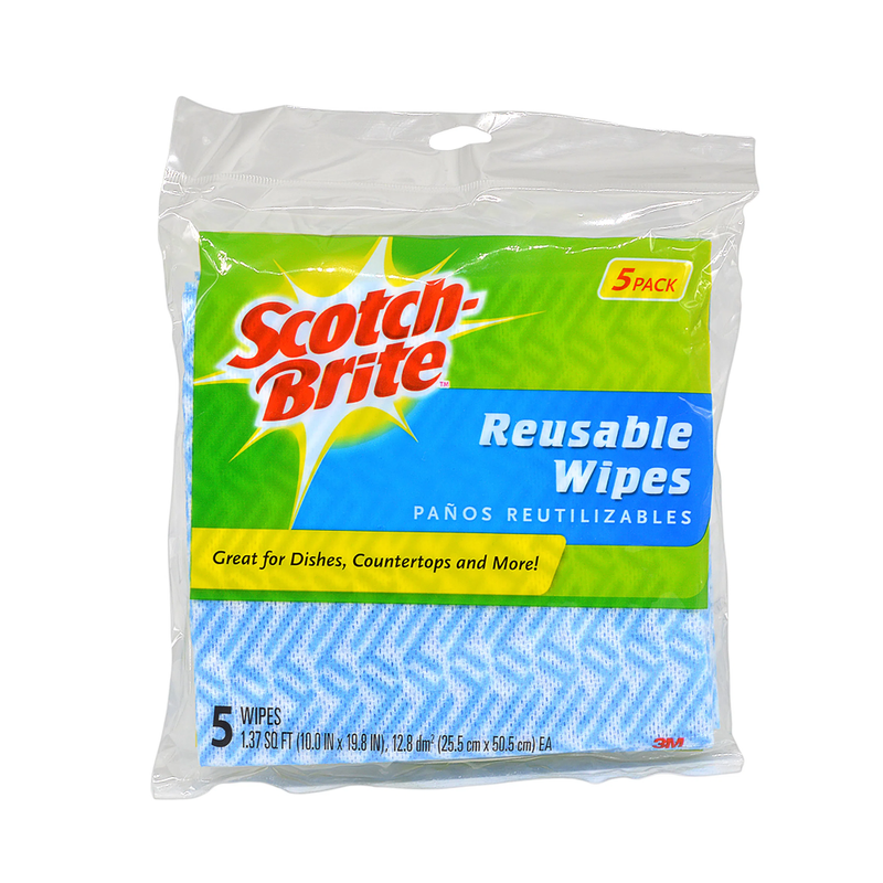 PAÑO REUTILIZABLE SCOTCH BRITE 5 UND