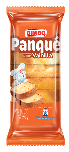 PAN BIMBO PANQUE SABOR VAINILLA 250 G