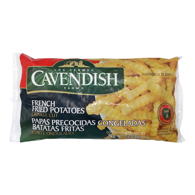 PAPAS CRINKLE CUT CAVENDISH 2.2 LB