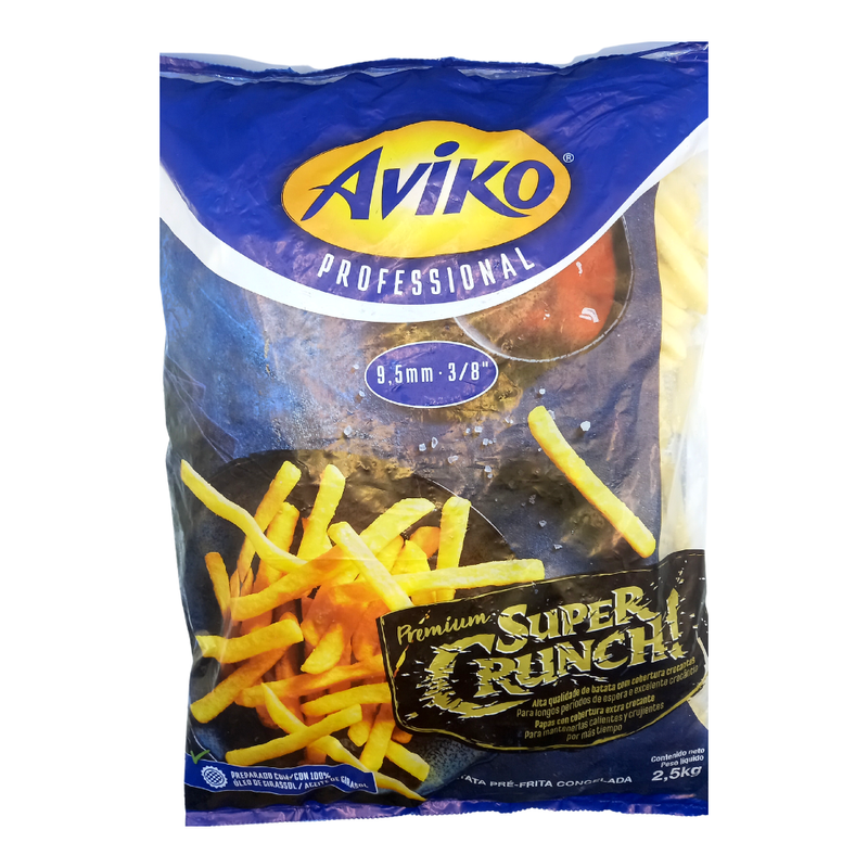 PAPAS FRITAS AVIKO SUPERCRUNCH 2.5 LBS