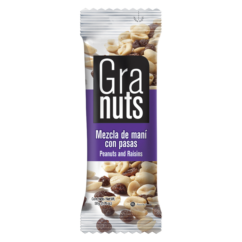 MANI GRANUTS CON PASAS 50 G