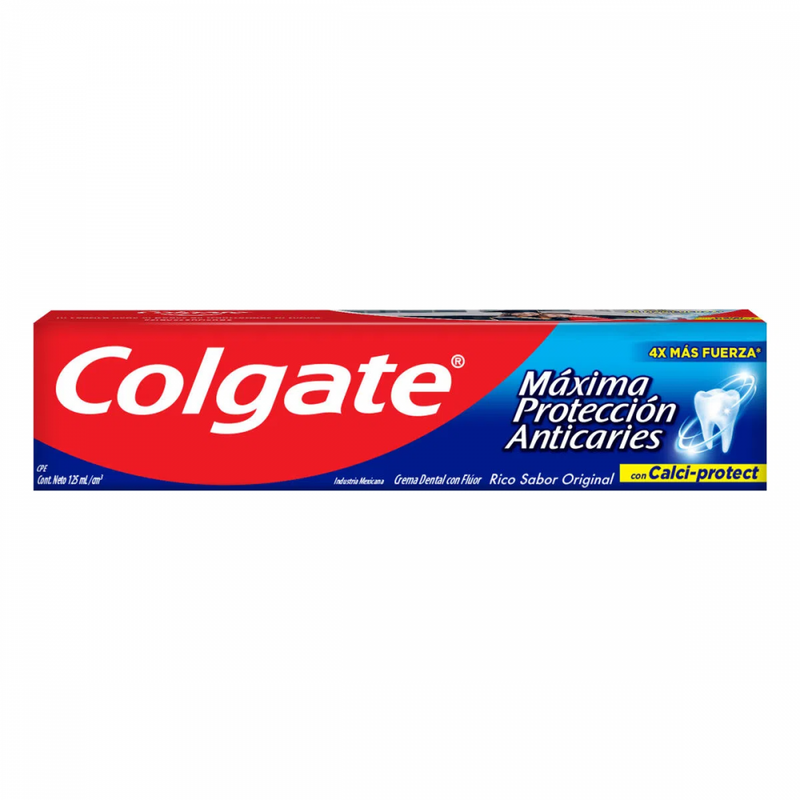 PASTA DE DIENTES COLGATE MAXIMA PROTECCION ANTICARIES 125 ML