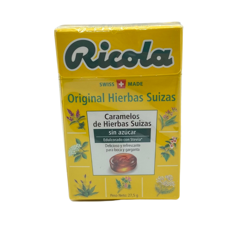 PASTILLA RICOLA ORIGINAL HERBS SIN AZUCAR 27,5 GR