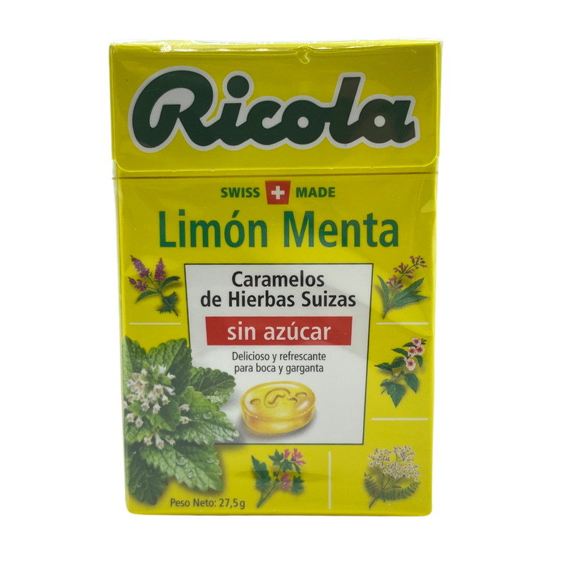 PASTILLA RICOLA LEMON MINT SIN AZUCAR 27,5 GR