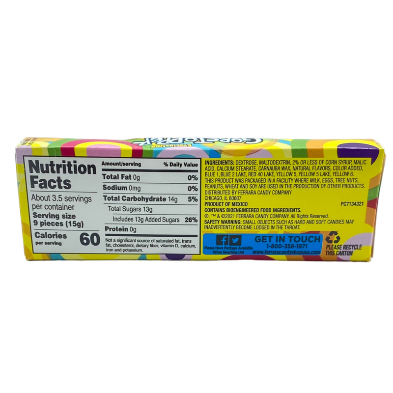 PASTILLAS GOBSTOPPER WONKA 1.77 OZ