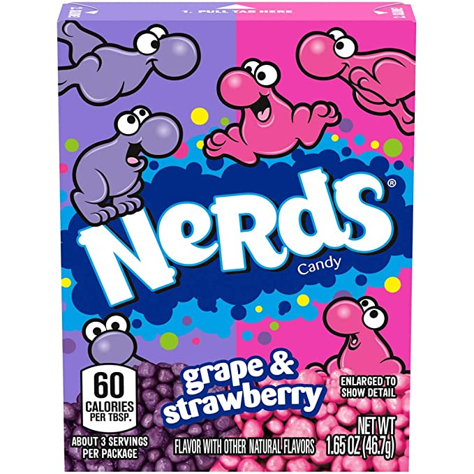 PASTILLAS NERDS GRAPE-STRAWBERRY 1.65 OZ