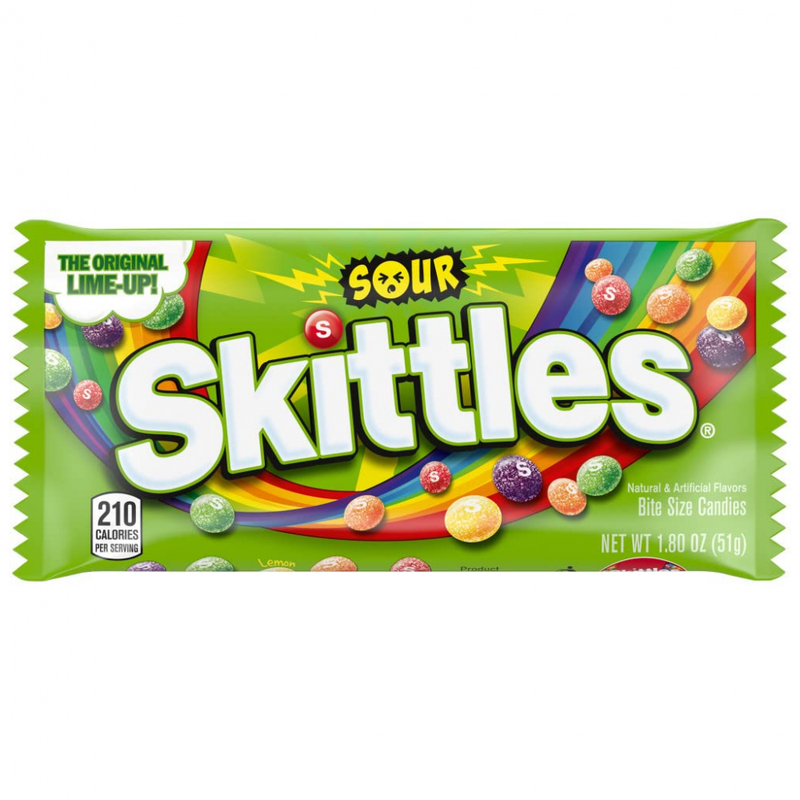 PASTILLAS SKITTLES SOUR 51 GR