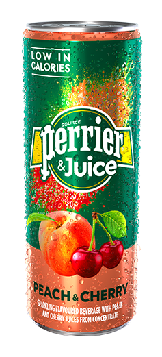 JUGO PERRIER  PEACH & CHERRY 250 ML