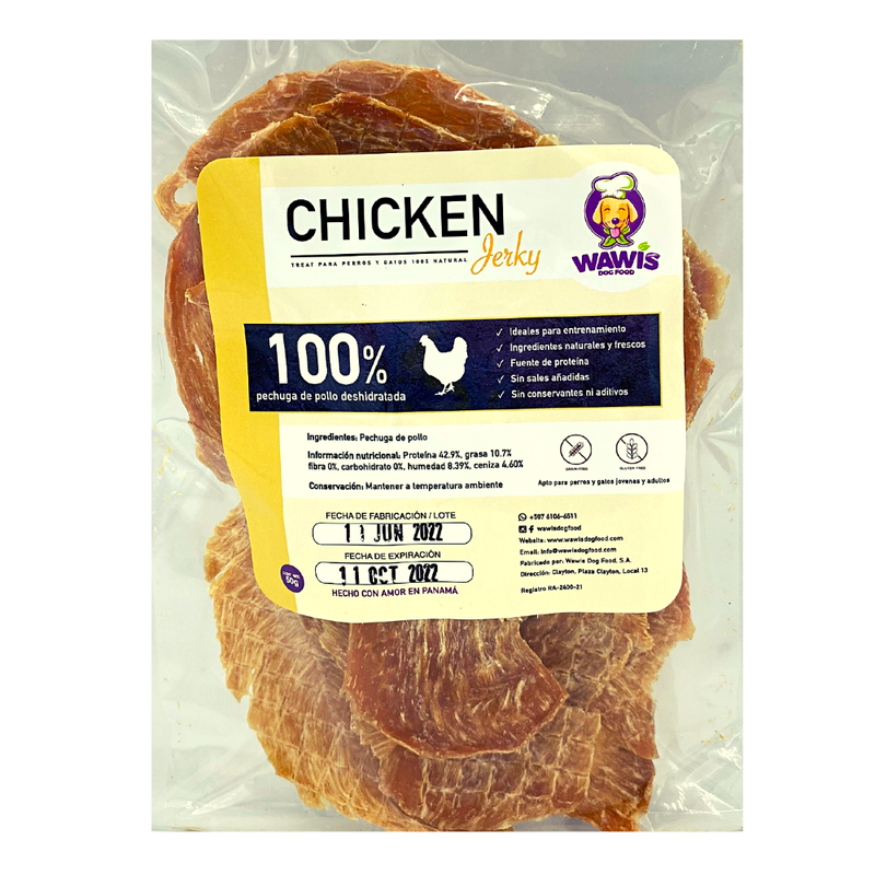 PECHUGA DE POLLO DESHIDRATADA WAWIS 50 GR