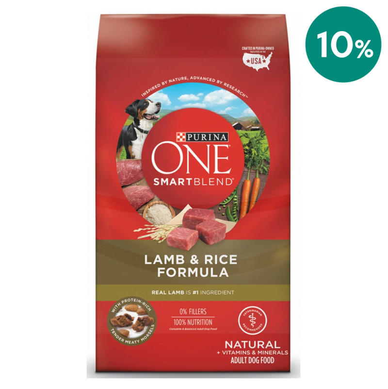 Purina ONE Perros Adultos Smartblend Cordero y Arroz 4lb