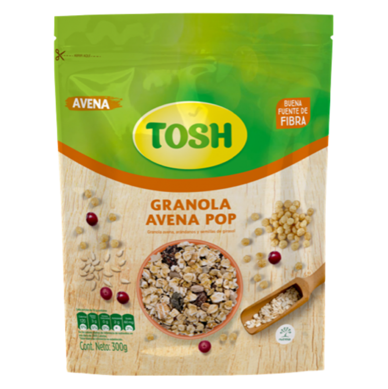 GRANOLA TOSH AVENA POP 300G