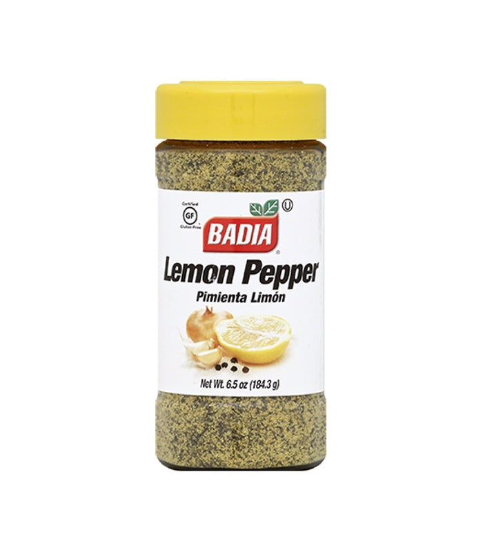 BADIA LEMON PEPPER 6.5 OZ