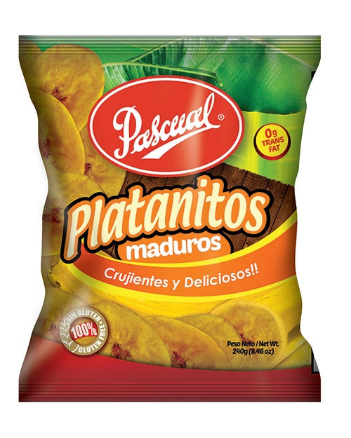 PLATANITOS MADUROS PASCUAL 240 GR