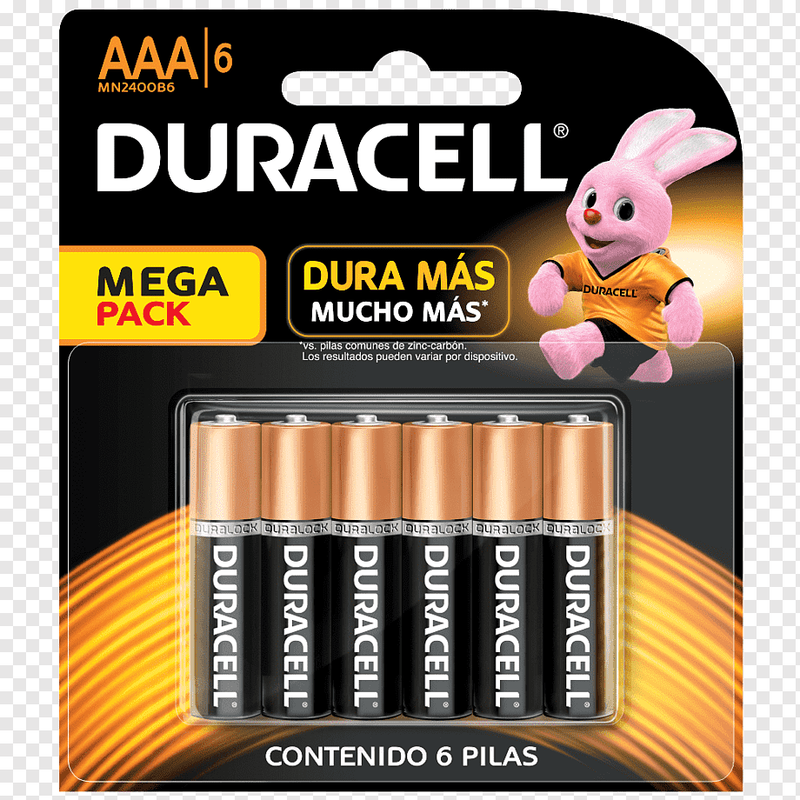 BATERIAS DURACELL AAA6