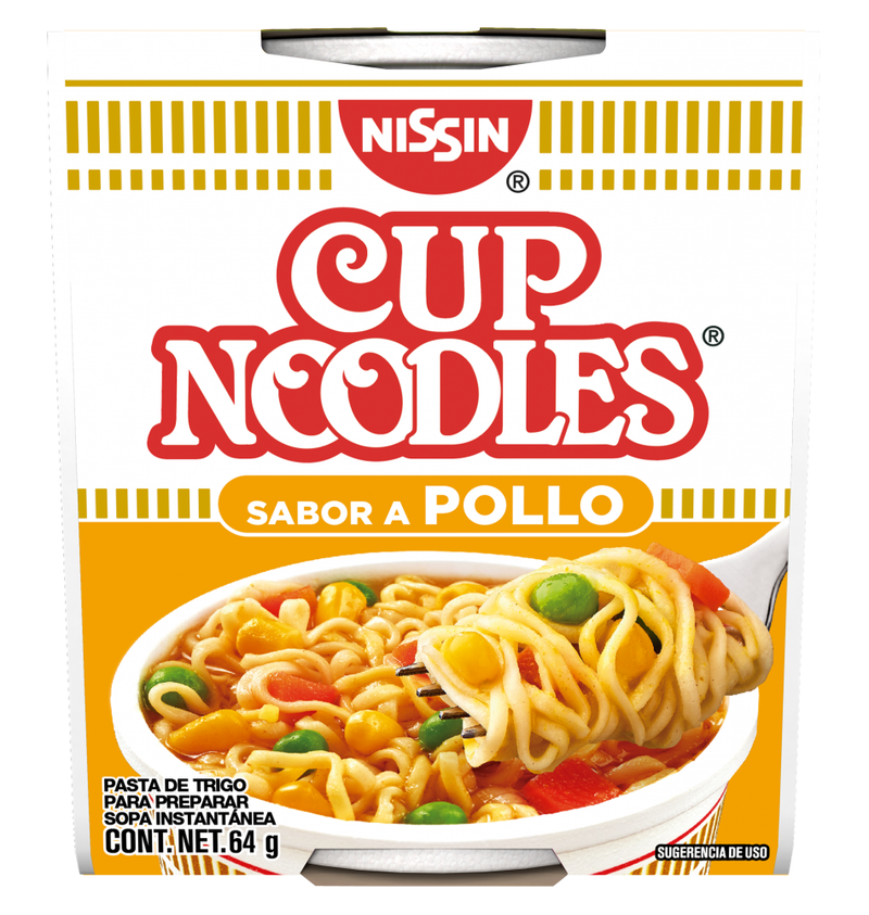 SOPA NISSIN CUP NOODLES SABOR A POLLO