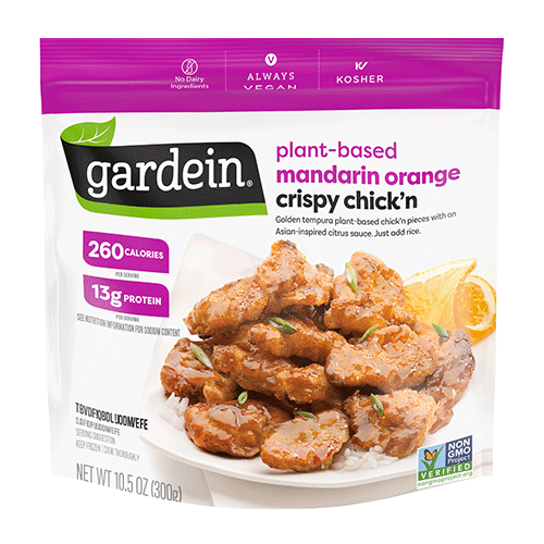 POLLO CRISPY A LA MANDARINA GARDEIN 10.5 OZ