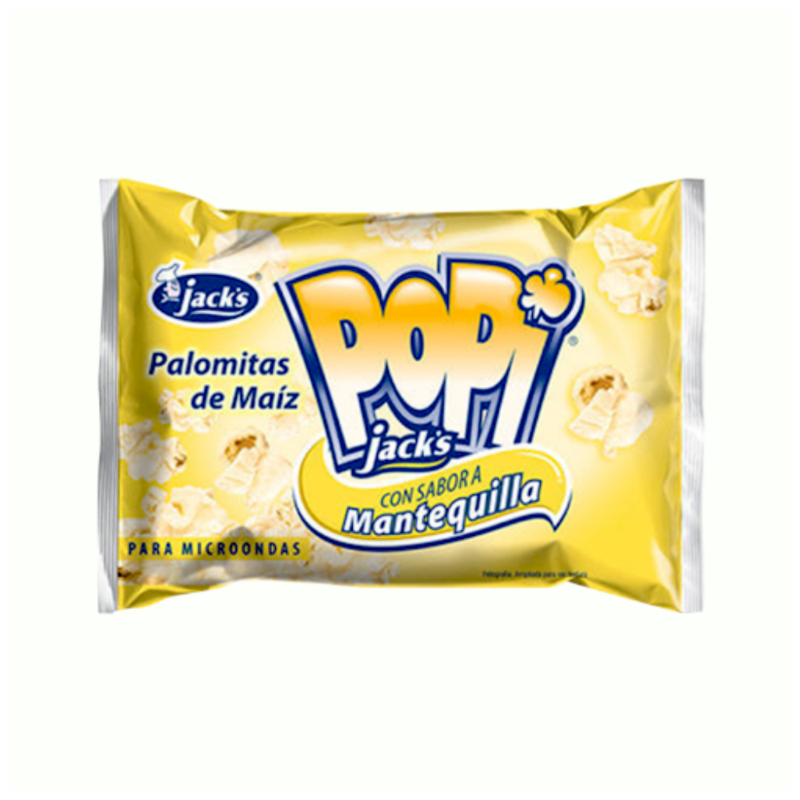 PALOMITAS POP DE MAIZ SABOR A MANTEQUILLA PARA MICROONDAS 99 G