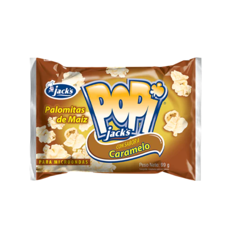 PALOMITAS POP DE MAIZ SABOR A CARAMELO PARA MICROONDAS 99 G