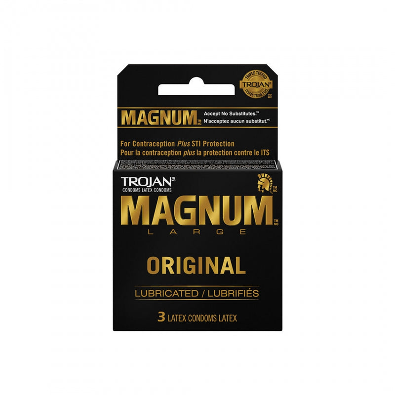 PRESERVATIVO TROJAN MAGNUM 3 UNIDADES