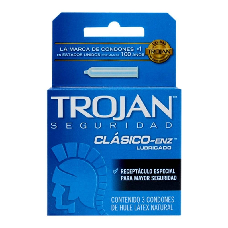 PRESERVATIVO TROJAN CLASICO 3 UNIDADES