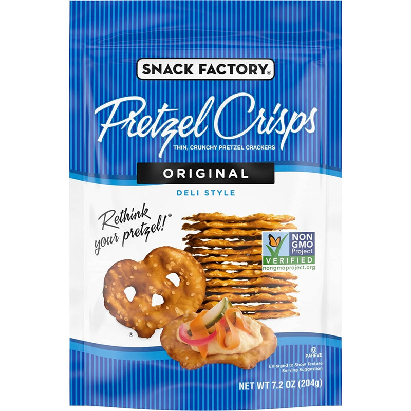 PRETZEL CRISP ORIGINAL SNACK FACTORY 7.2 OZ