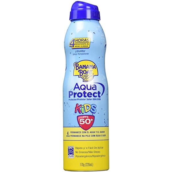 PROTECCION SOLAR BANANA BOAT AQUA PROTECT KIDS ULTRA MIST SPF 50+ 177 ML