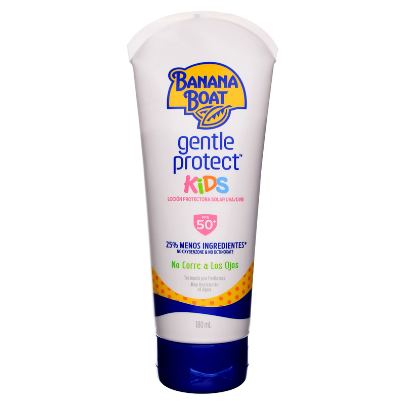 PROTECTOR SOLAR GENTLE PROTEC KIDS SPF50 BANANA BOAT 180 ML