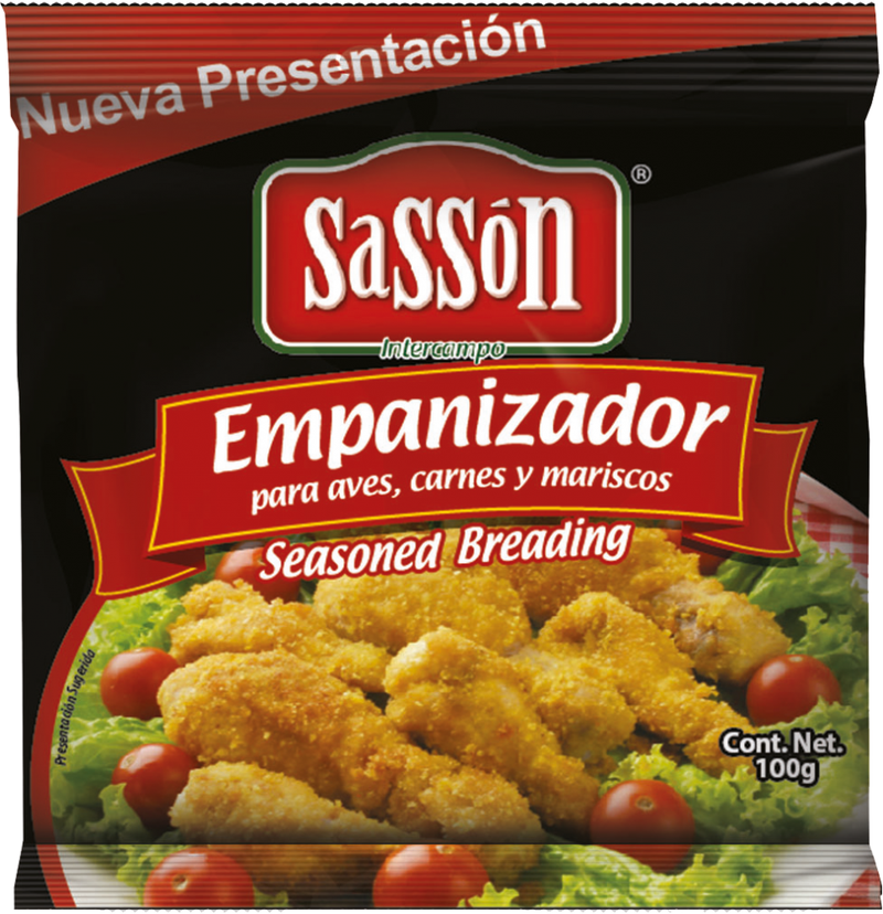 EMPANIZADOR SASSON PARA AVES CARNE Y MARIS 100 G