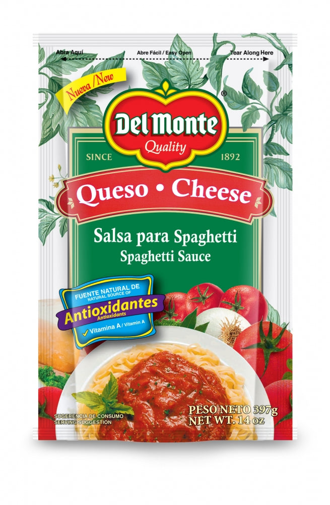 SALSA DEL MONTE SPAGUETTI QUESO 14 OZ