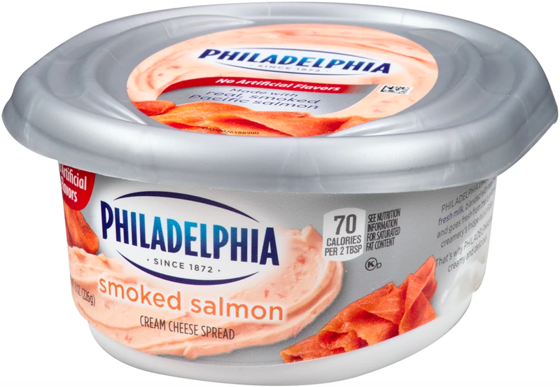 QUESO CREMA PHILADELPHIA SALMON 8 OZ